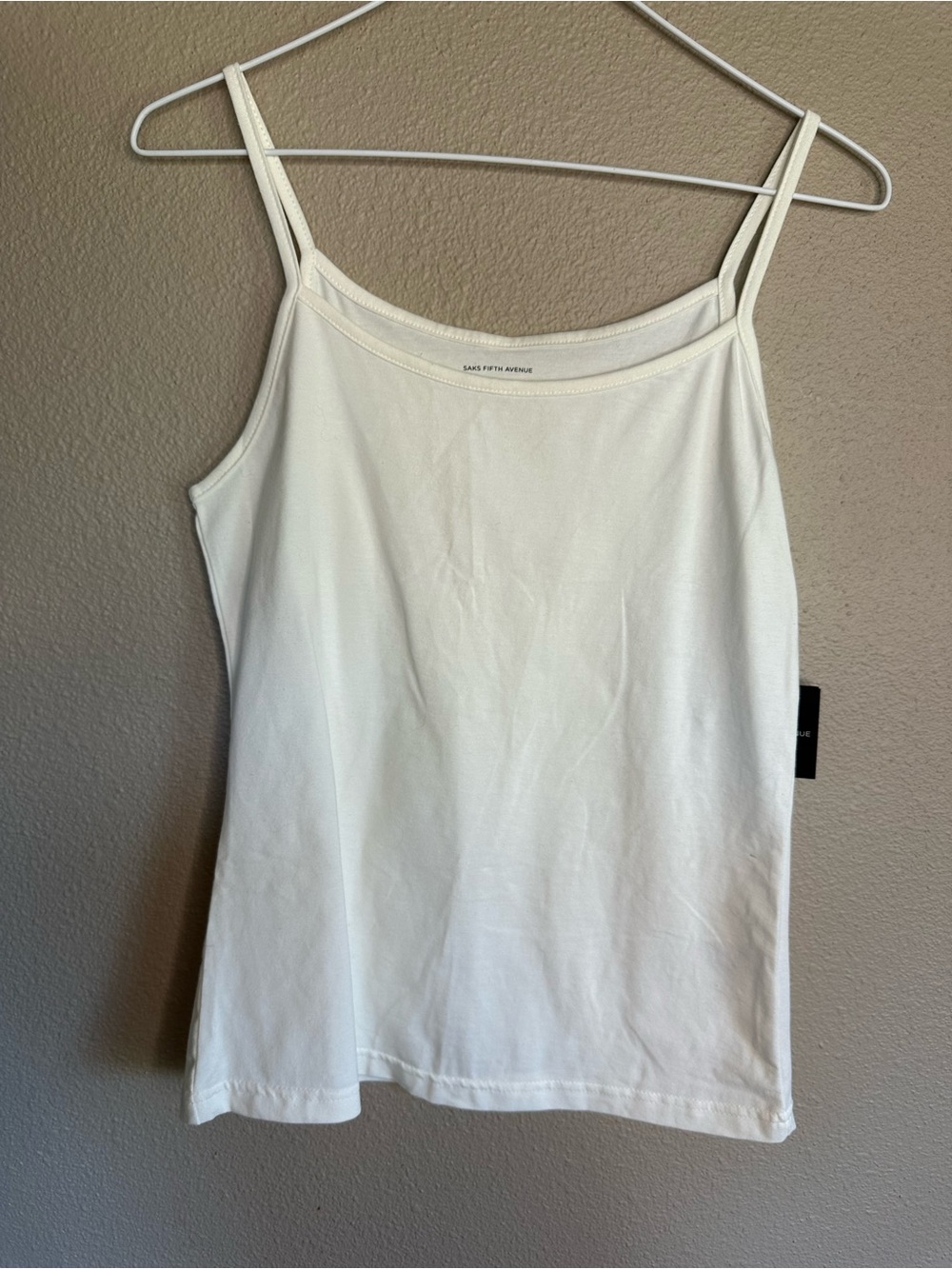 Saks Fifth Avenue Cream Spaghetti Strap Camisole